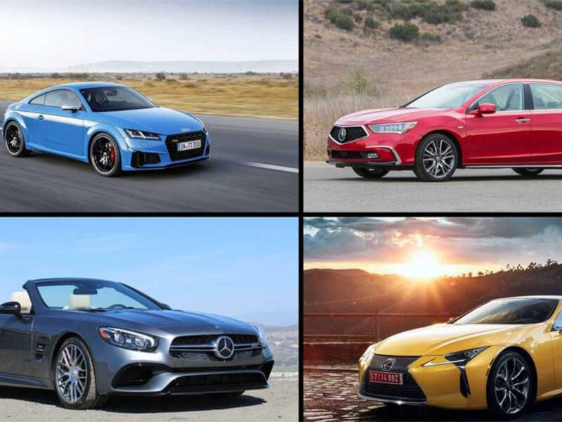 Mercedes, Audi, BMW, Lexus là những mẫu xe sang rất được săn đón