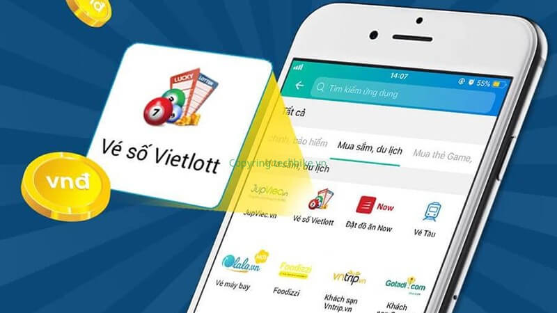 6- ViettelPay cũng hỗ trợ người dùng mua Vietlott online