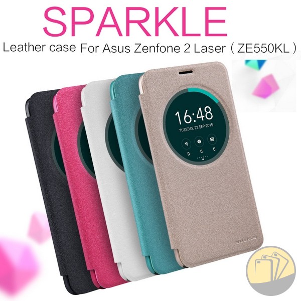Bao da Asus Zenfone 2 Laser 5.5inch (ZE550KL) hiệu Nillkin Sparkle