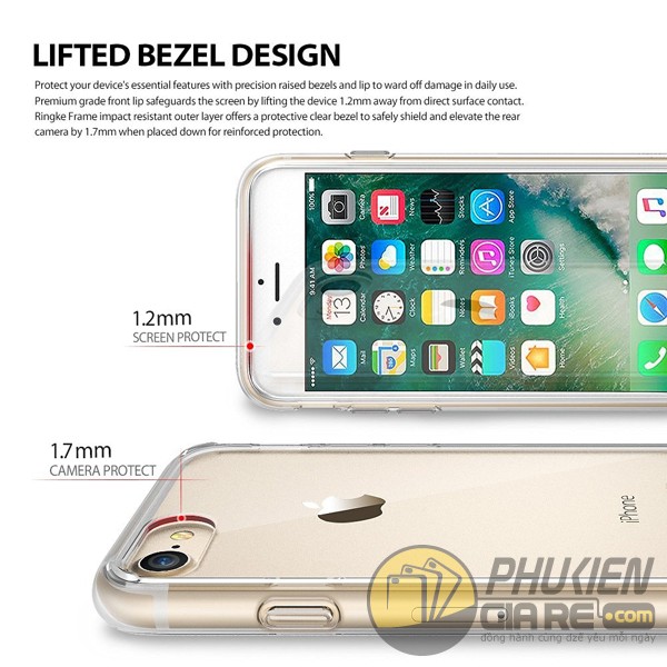 Ốp lưng iPhone 7 Plus hiệu Ringke Fusion (thương hiệu Hàn Quốc)