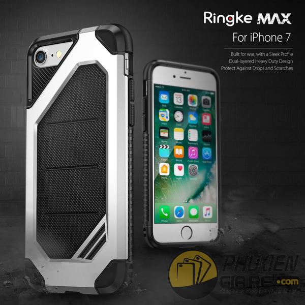 Ốp lưng iPhone 8 hiệu Ringke Max (thương hiệu Hàn Quốc)