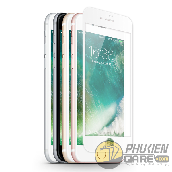 Dán cường lực iPhone 7 3D full màn hình hiệu JCPAL