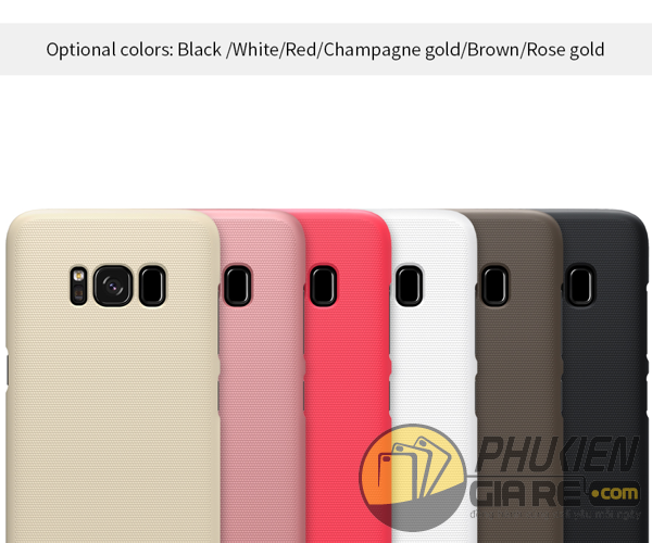 Ốp lưng Samsung Galaxy S8 hiệu Nillkin dạng sần