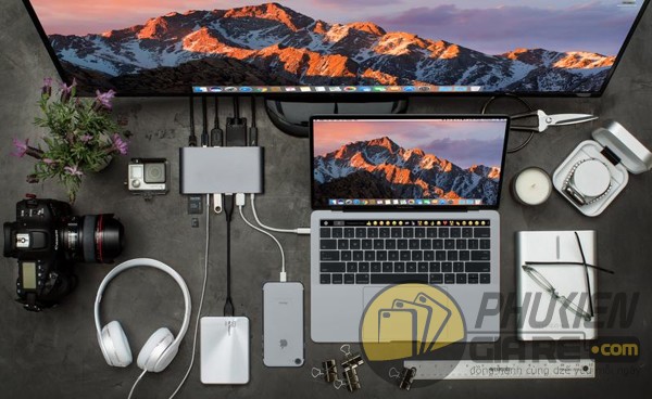 Cáp chuyển HyperDrive Ultimate USB-C hub 11-in-1 cho Macbook