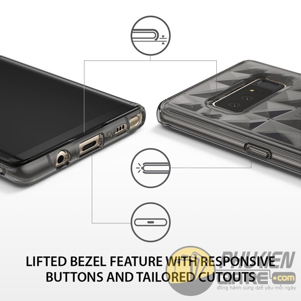 Ốp lưng Galaxy Note 8 3D tuyệt đẹp Ringke Air Prism