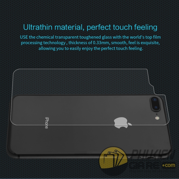 Dán cường lực iPhone 8 Plus mặt lưng Nillkin 9H