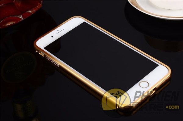Ốp lưng iPhone 7 tráng gương kiêm viền nhôm