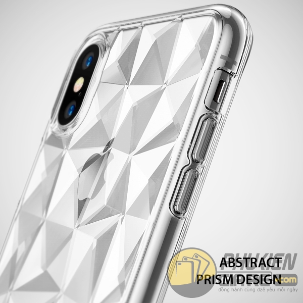 Ốp lưng iPhone X 3D tuyệt đẹp Ringke Air Prism