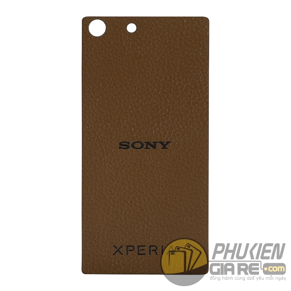 Miếng dán da Sony M5 da bò 100% (Made in Việt Nam)