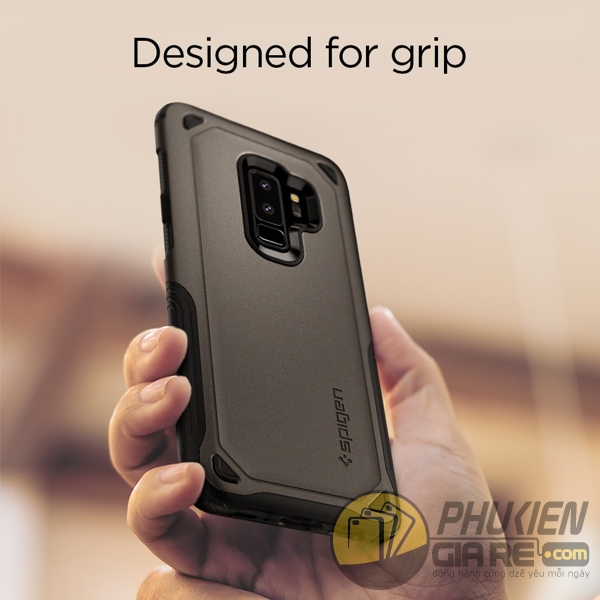 Ốp lưng Galaxy S9 Plus chống sốc Spigen Hybrid Armor