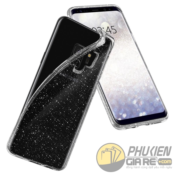 Ốp lưng Galaxy S9 kim tuyến Spigen Liquid Crystal Glitter