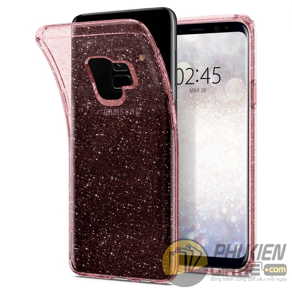 Ốp lưng Galaxy S9 kim tuyến Spigen Liquid Crystal Glitter