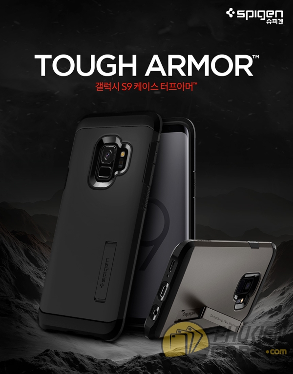 Ốp lưng Galaxy S9 chống sốc Spigen Tough Armor