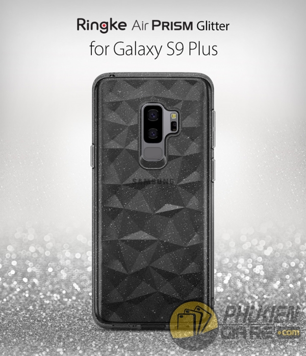 Ốp lưng Galaxy S9 Plus 3D kim tuyến Ringke Air Prism Glitter