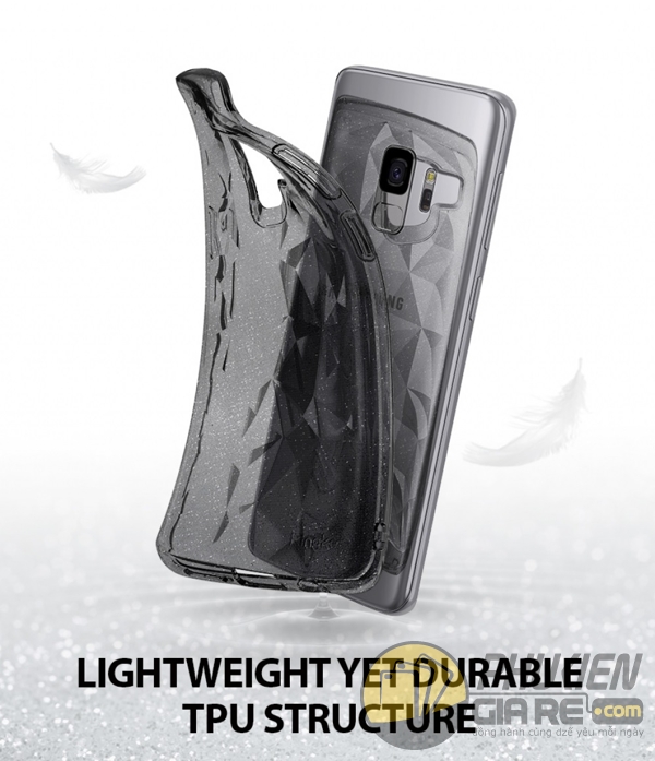 Ốp lưng Galaxy S9 3D kim tuyến Ringke Air Prism Glitter