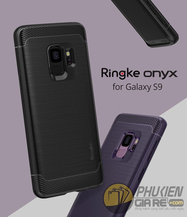 Ốp Lưng Galaxy S9 chống sốc cực đẹp Ringke Onyx