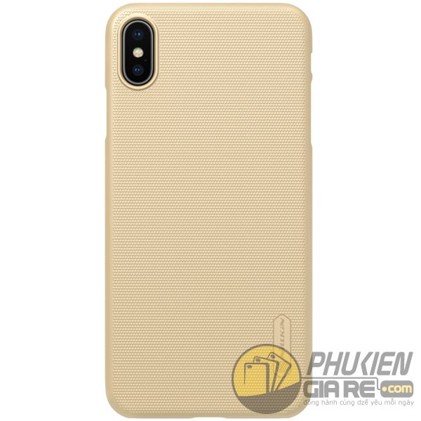 ốp lưng iphone xs max nhựa sần - ốp lưng iphone xs max đẹp - ốp lưng iphone xs max nillkin super frosted shield 8109