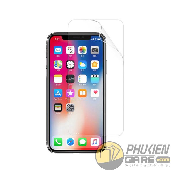 miếng dán màn hình iphone x itop - miếng dán chống trầy màn hình iphone x - miếng dán iphone x film chống trầy (12578)