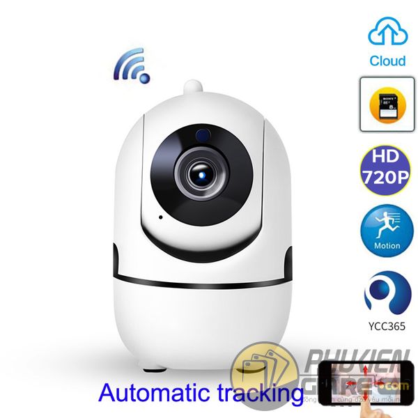camera không dây - camera ip - camera xoay 360 độ nhận dạng chuyển động - camera không dây gutek y13g auto tracking (13183)