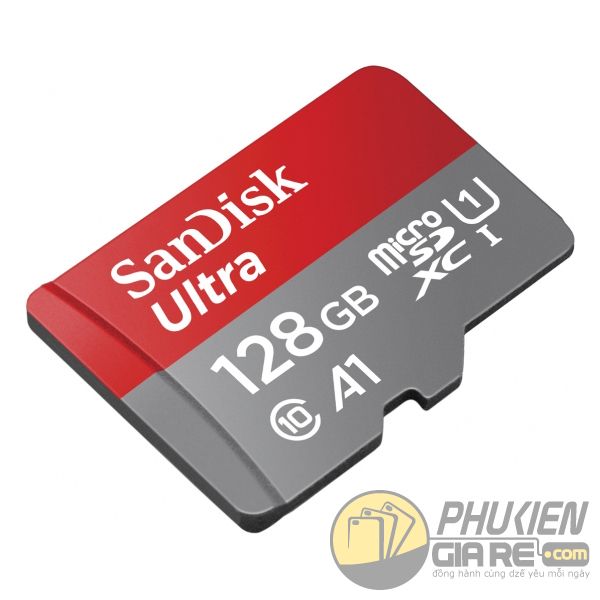 Thẻ nhớ 128GB MicroSD Sandisk Class 10 tốc độ 80Mb/s