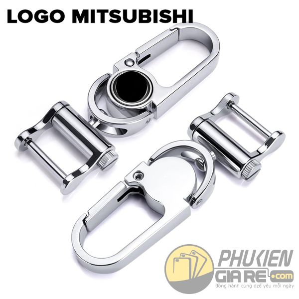 móc chìa khóa mitsubishi - móc chìa khóa logo mitsubishi - móc chìa khóa ô tô kim loại (15254)
