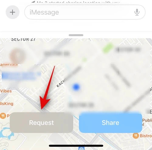 Cách chia sẻ vị trí bằng tin nhắn trên iOS 17