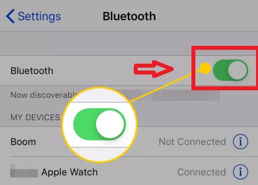 cách kết nối bluetooth với loa trên iPhone