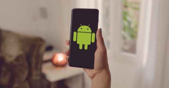 điện thoại android bị treo logo